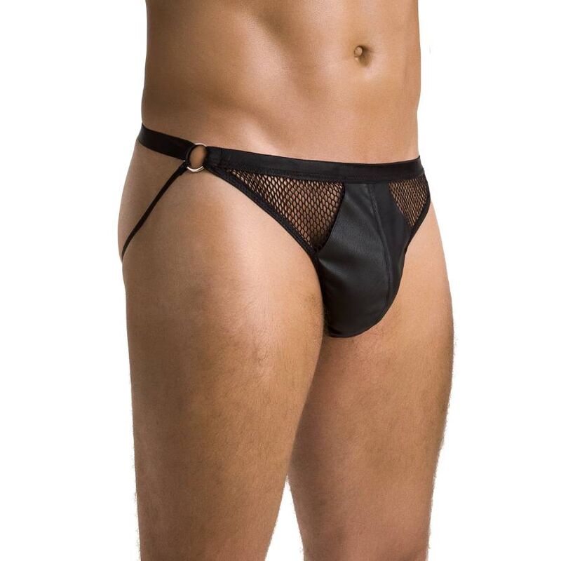 PASSION - 034 SLIP OUVERT LUKE NEGRO L/XL
