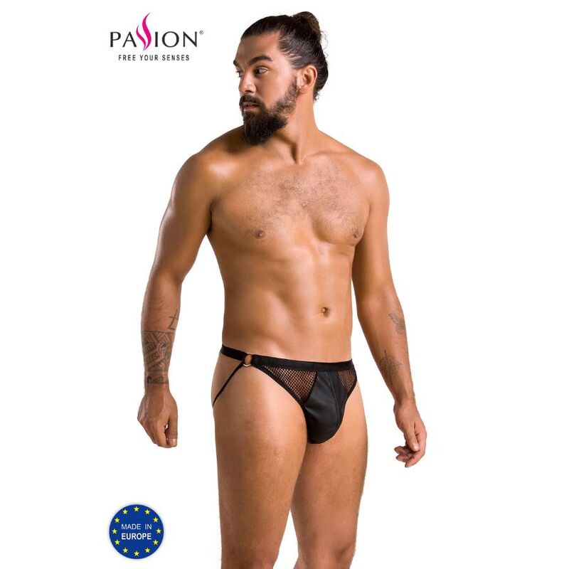 PASSION - 034 SLIP OUVERT LUKE NEGRO L/XL