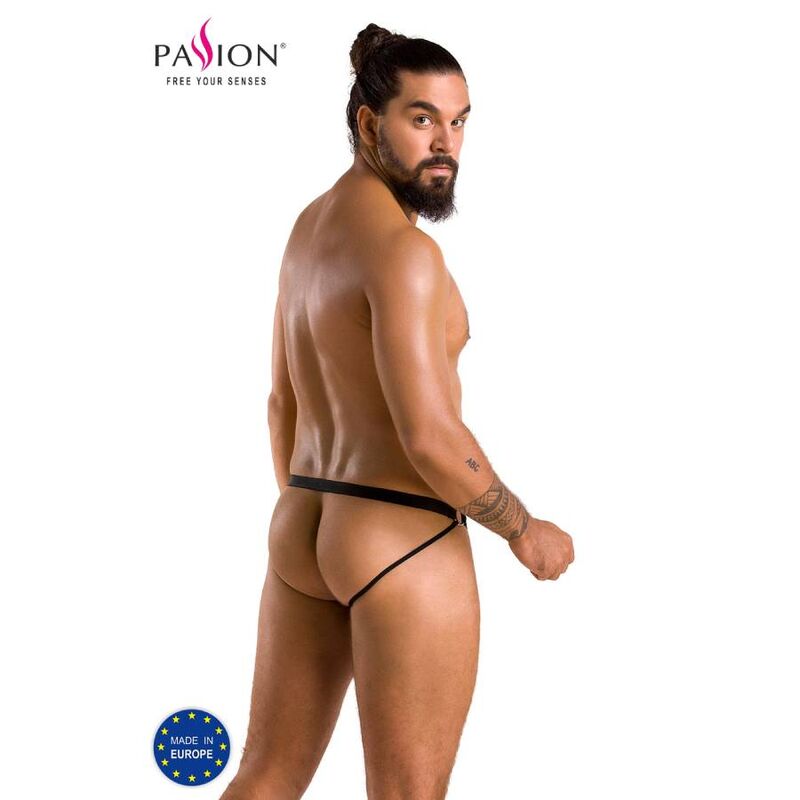 PASSION - 034 SLIP OUVERT LUKE NEGRO L/XL