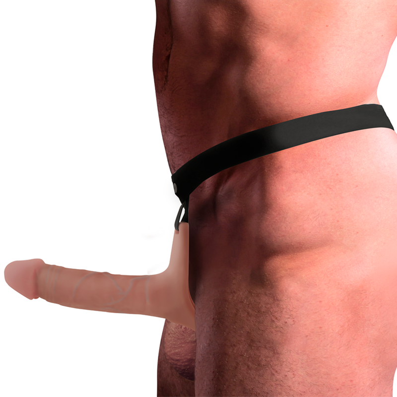INTENSE - GODEMICHET EN SILICONE CREUX 16 X 3,5 CM