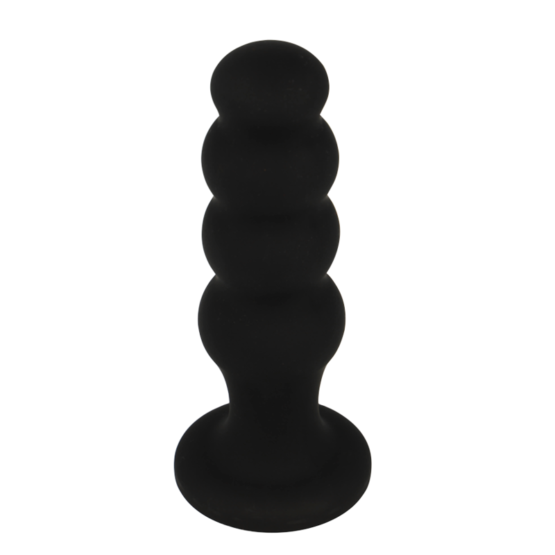BLACK&SILVER - PLUG ANAL EN SILICONE PREMIUM SCOTT NOIR