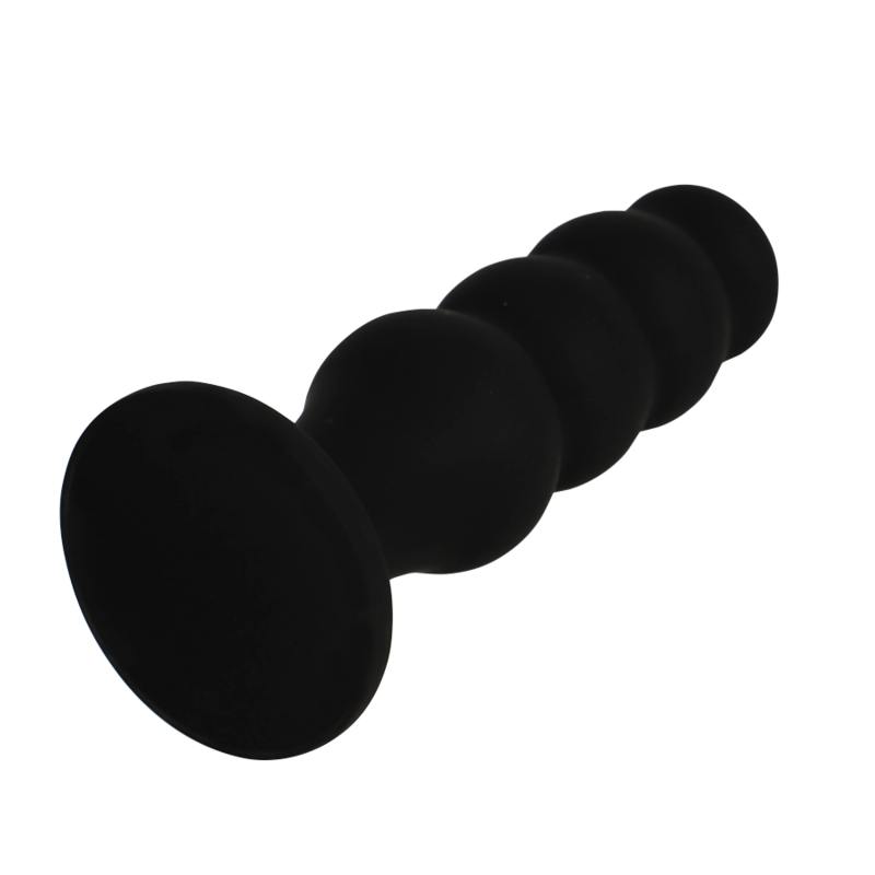 BLACK&SILVER - PLUG ANAL EN SILICONE PREMIUM SCOTT NOIR