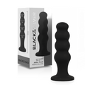 BLACK&SILVER - PLUG ANAL EN SILICONE PREMIUM SCOTT NOIR