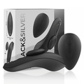 BLACK&SILVER - VIBROMASSEUR CULOTTE RECHARGEABLE SILICONE PRESTON NOIR