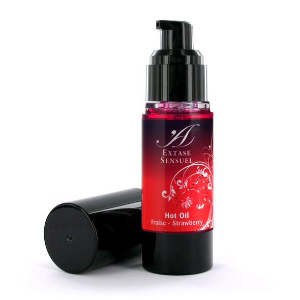 EXTASE SENSUAL - HUILE CHAUFFANTE STIMULANTE À LA FRAISE 30 ML