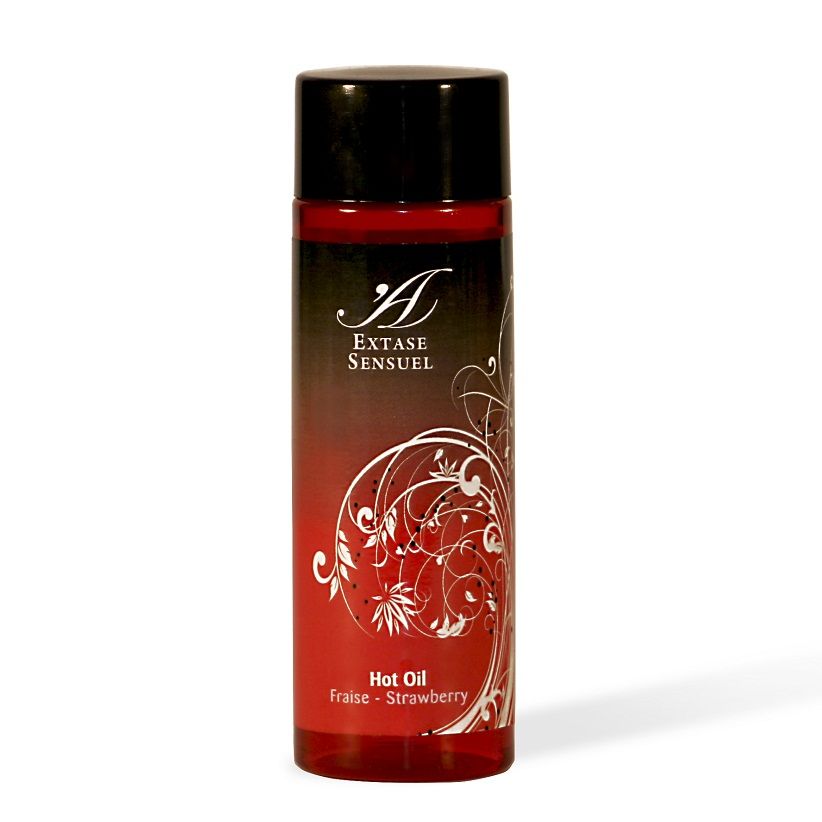 EXTASE SENSUELLE - HUILE CHAUFFANTE STIMULANTE FRAISE 100 ML
