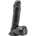 GET REAL - DILDO 18 CM AVEC DES COUILLES NOIRES