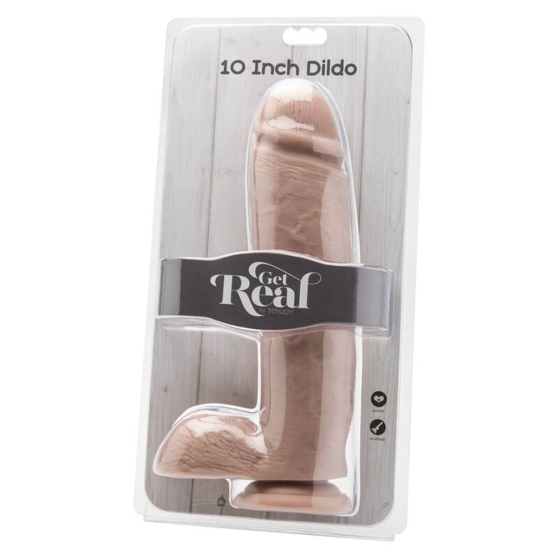 GET REAL - GODEMICHET 25,5 CM AVEC PRÉPUCE