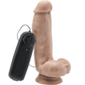GET REAL - DILDO 12 CM AVEC BILLES VIBRATEUR COULEUR CHAIR