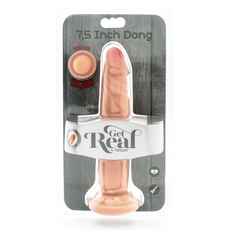 GET REAL - GODEMICHET DOUBLE DENSITÉ 19 CM HAUT