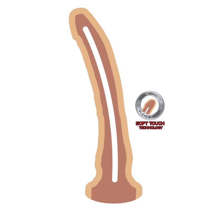 GET REAL - GODEMICHET DOUBLE DENSITÉ 20,5 CM HAUT