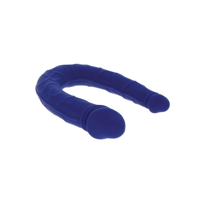 GET REAL - MINI DOUBLE-DONG RÉALISTE BLEU