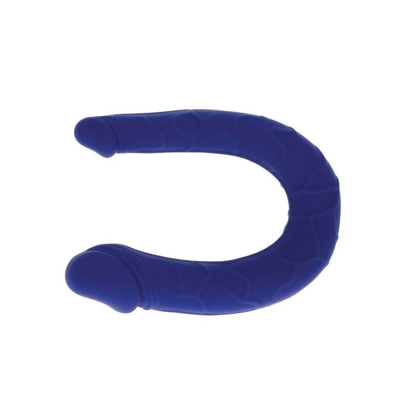GET REAL - MINI DOUBLE-DONG RÉALISTE BLEU