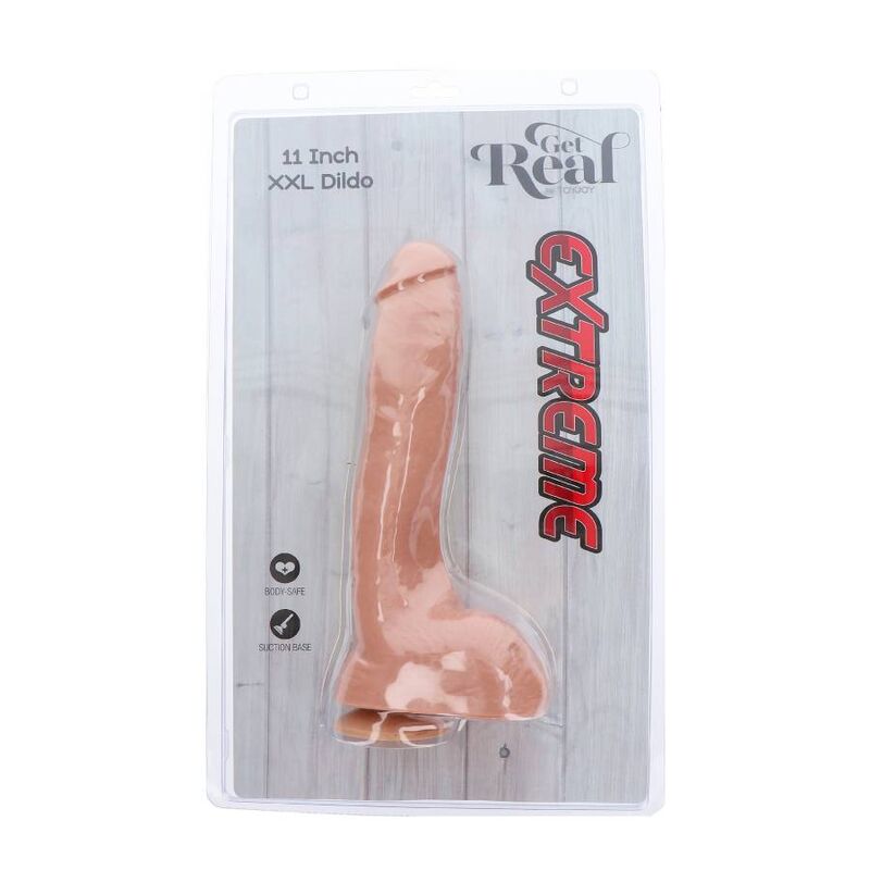 GET REAL - GODEMICHET XXL EXTRÊME 28 CM DE HAUT