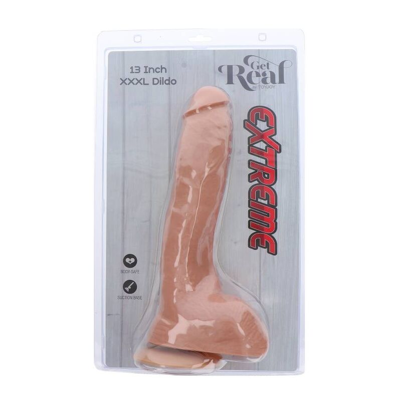 GET REAL - EXTRÊME GODEMICHET XXXL DE 34 CM DE HAUT