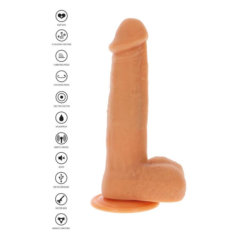 GET REAL - PERLES TOURNANTES QUI FONT VIBRER LA PEAU DE DILDO