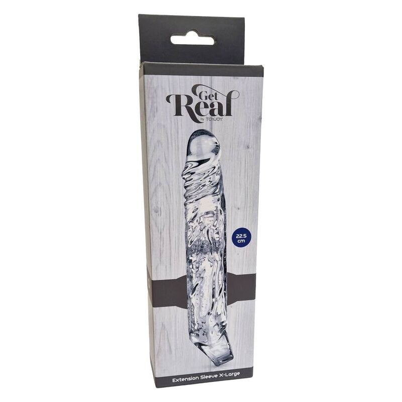 GET REAL - MANCHON DE PROLONGATION XLARGE TRANSPARENT