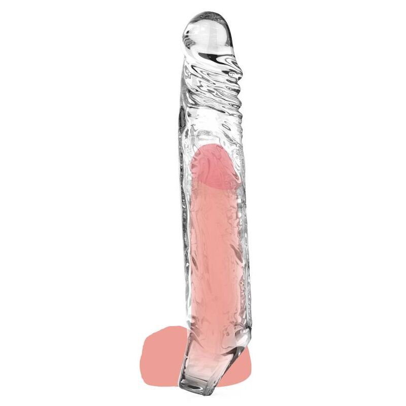 GET REAL - MANCHON DE PROLONGATION XLARGE TRANSPARENT