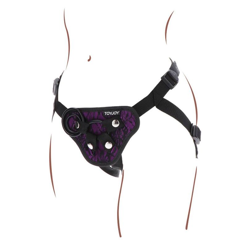 GET REAL - HARNAIS AVEC GODEMICHET LILAS