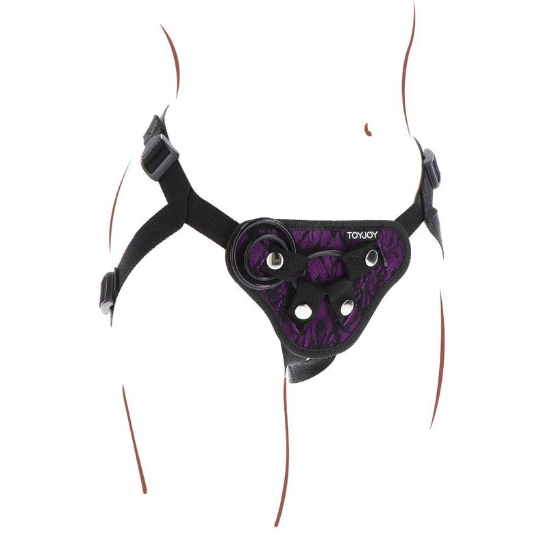GET REAL - HARNAIS AVEC GODEMICHET LILAS