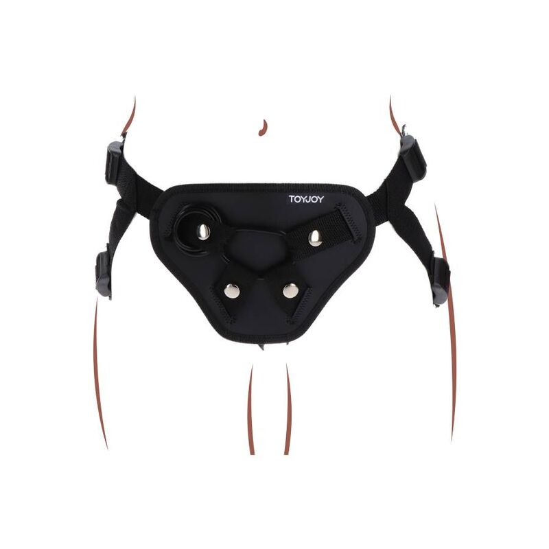 GET REAL - HARNAIS DE LUXE STRAP-ON NOIR