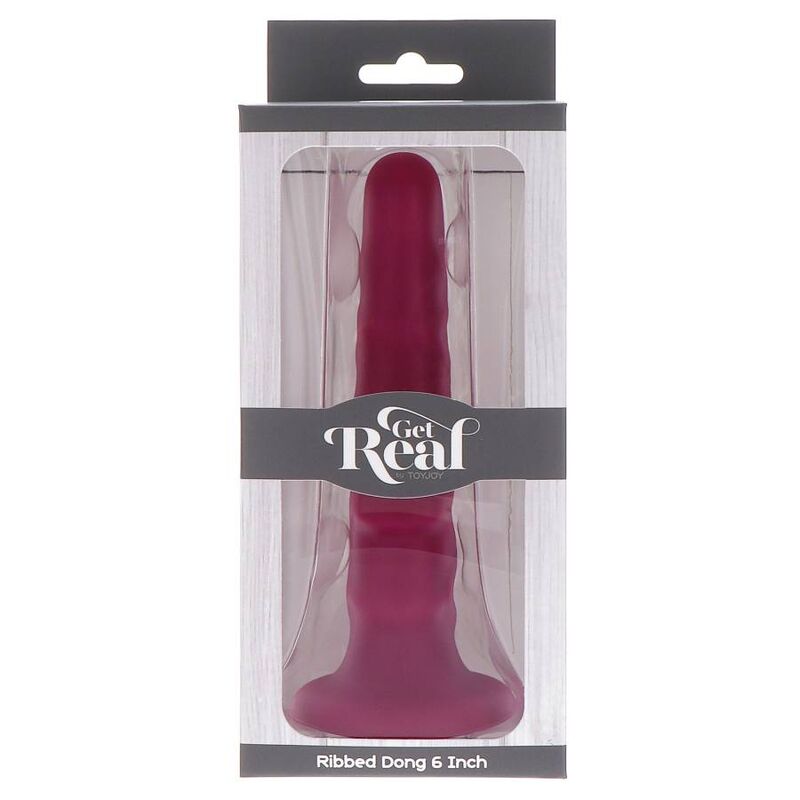 SOIS RÉALISTE - PÉNIS NERVURÉ 12 CM ROUGE