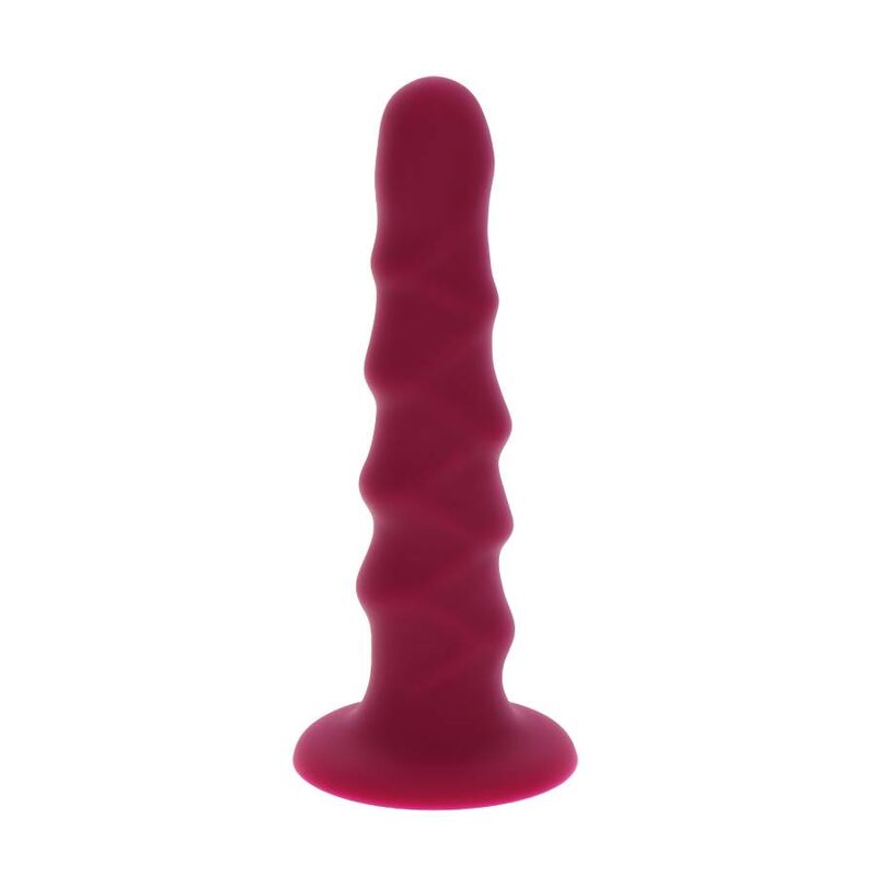 SOIS RÉALISTE - PÉNIS NERVURÉ 12 CM ROUGE