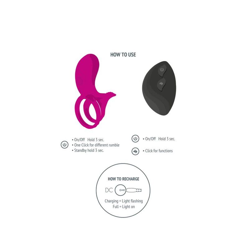 XOCOON - ANNEAU STIMULANT POUR COUPLE FUCHSIA