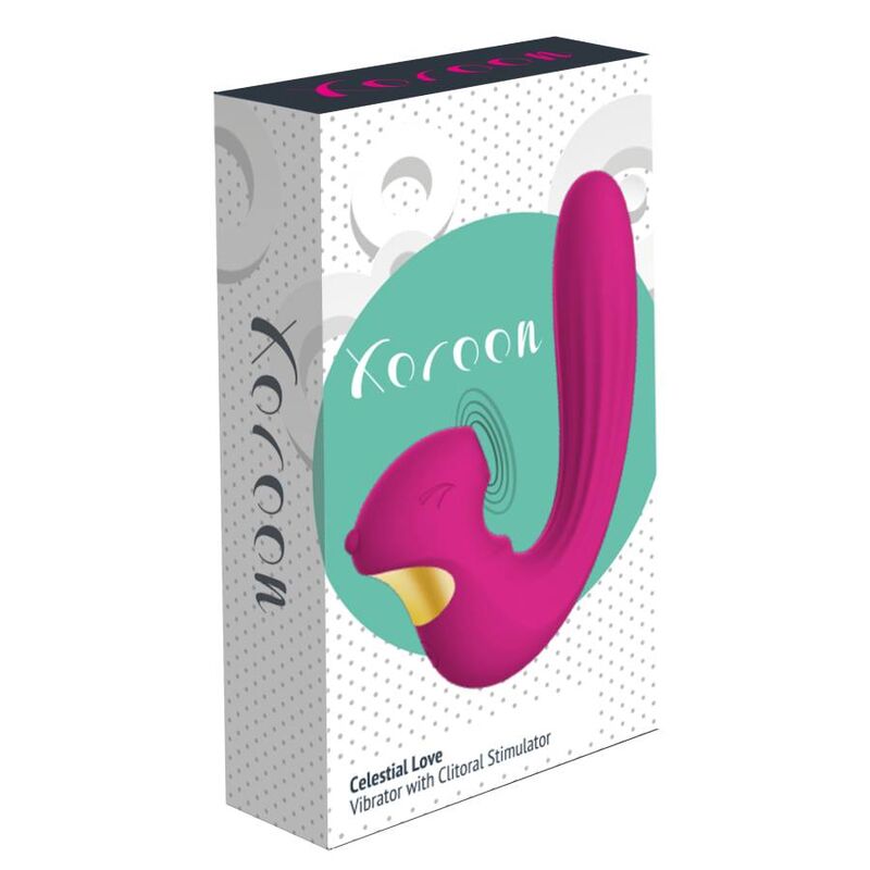 XOCOON - STIMULATEUR D'ONDES D'AMOUR CÉLESTE FUCHSIA