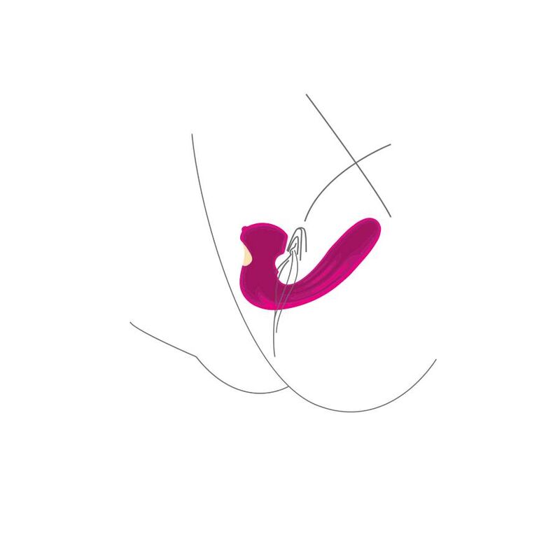 XOCOON - STIMULATEUR D'ONDES D'AMOUR CÉLESTE FUCHSIA