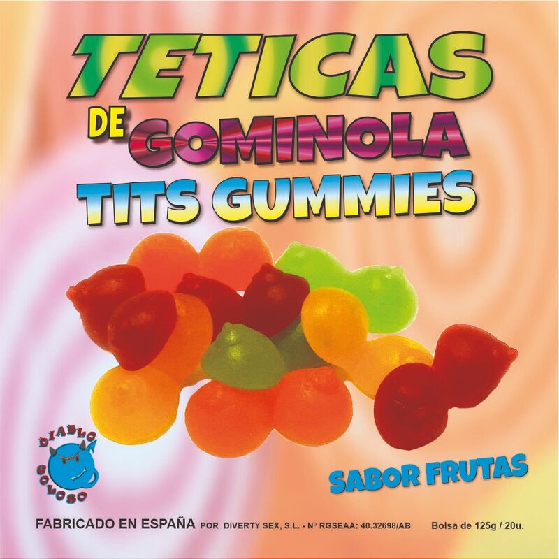 DIABLO GOLOSO - SUCETTES GUMMIES BRILLANTES ASSORTIES