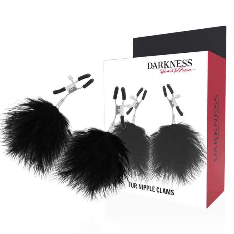 DARKNESS - PINCES À SEINS POMPON 2
