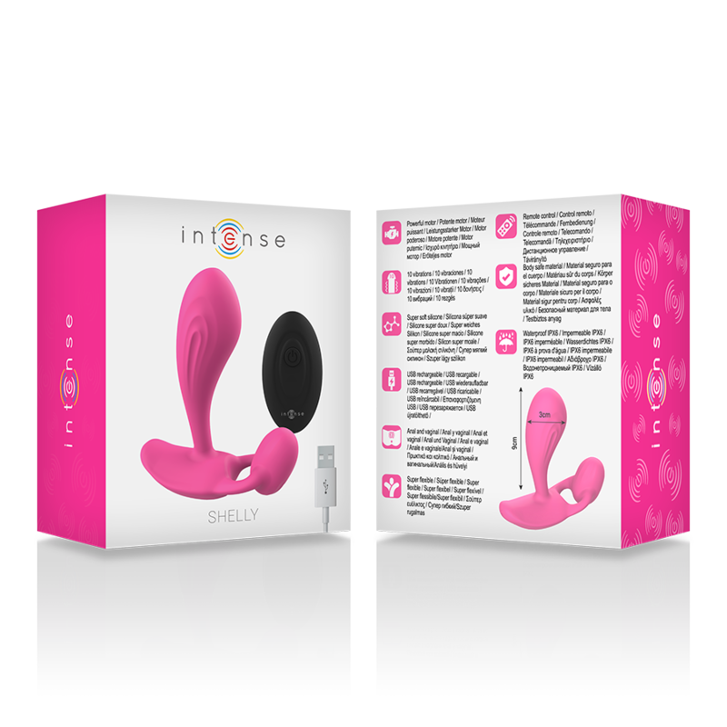 INTENSE - TÉLÉCOMMANDE ANALE SHELLY PLUG ROSE