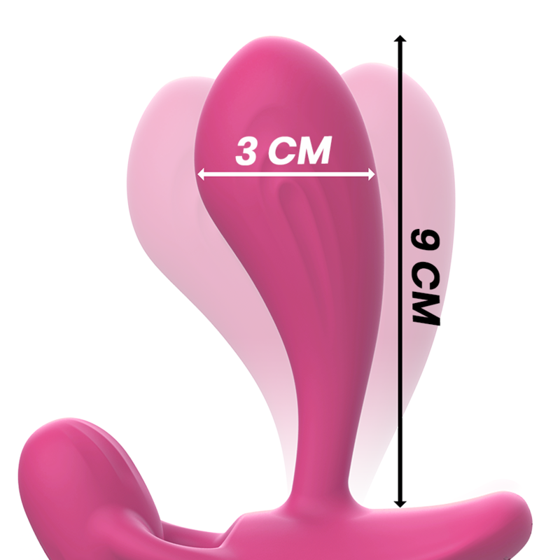 INTENSE - TÉLÉCOMMANDE ANALE SHELLY PLUG ROSE
