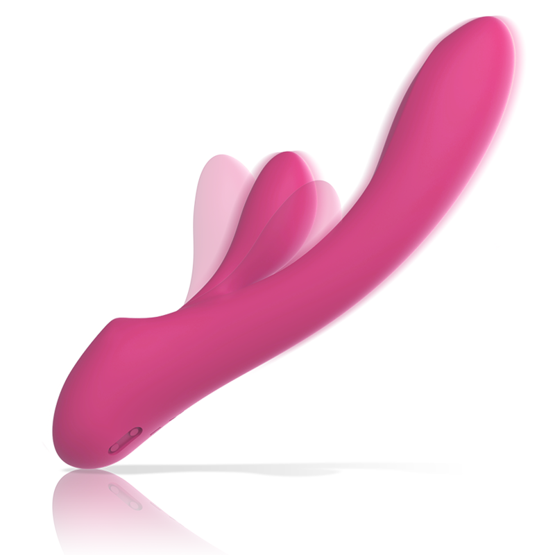 INTENSE - VIBREUR LAPIN LUIGI SILICONE LIQUIDE ROSE