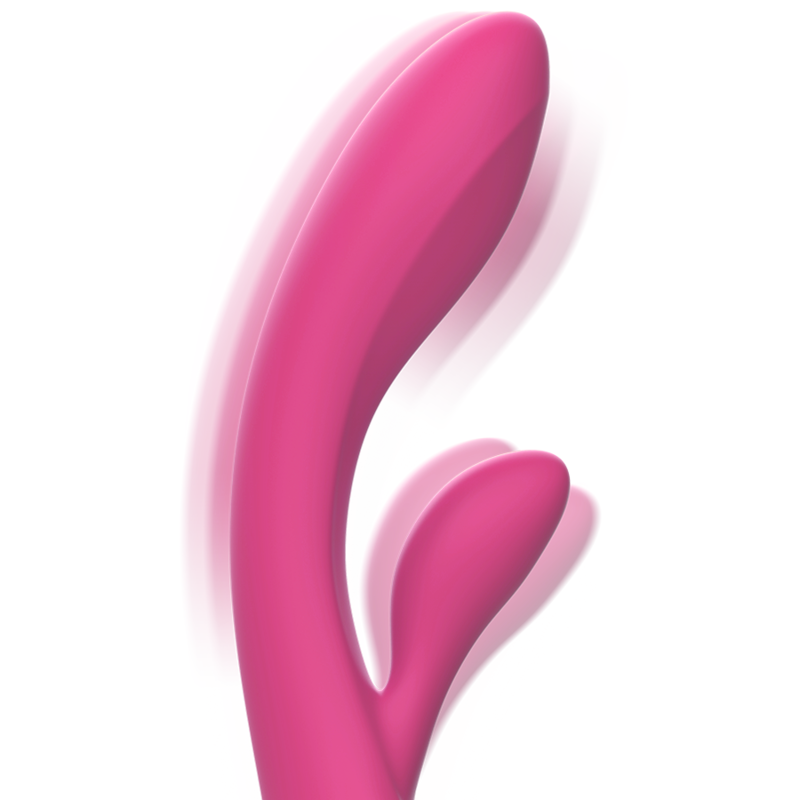 INTENSE - VIBREUR LAPIN LUIGI SILICONE LIQUIDE ROSE