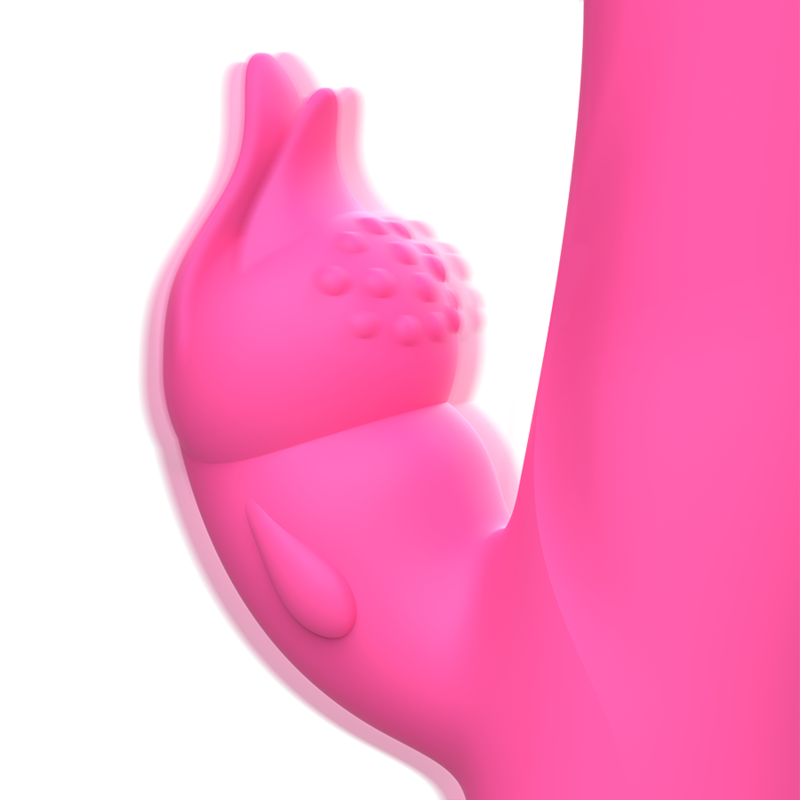 INTENSE - VIBREUR LAPIN JULIO SILICONE ROSE