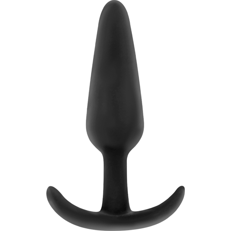 NOIR&ARGENT - PLUG ANAL KAEL EN SILICONE AVEC PRISE MOYENNE