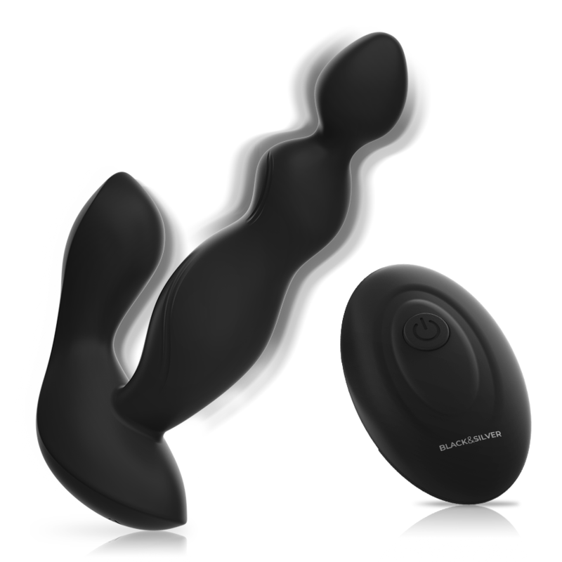NOIR&ARGENT - CORA BUTT PLUG SILICONE TÉLÉCOMMANDE
