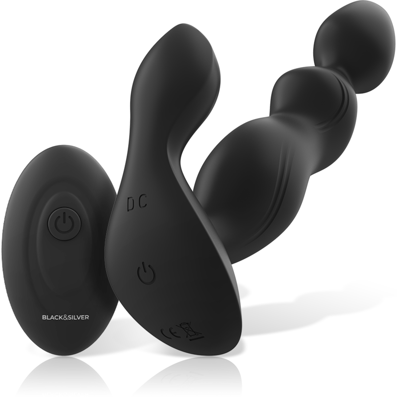 NOIR&ARGENT - CORA BUTT PLUG SILICONE TÉLÉCOMMANDE