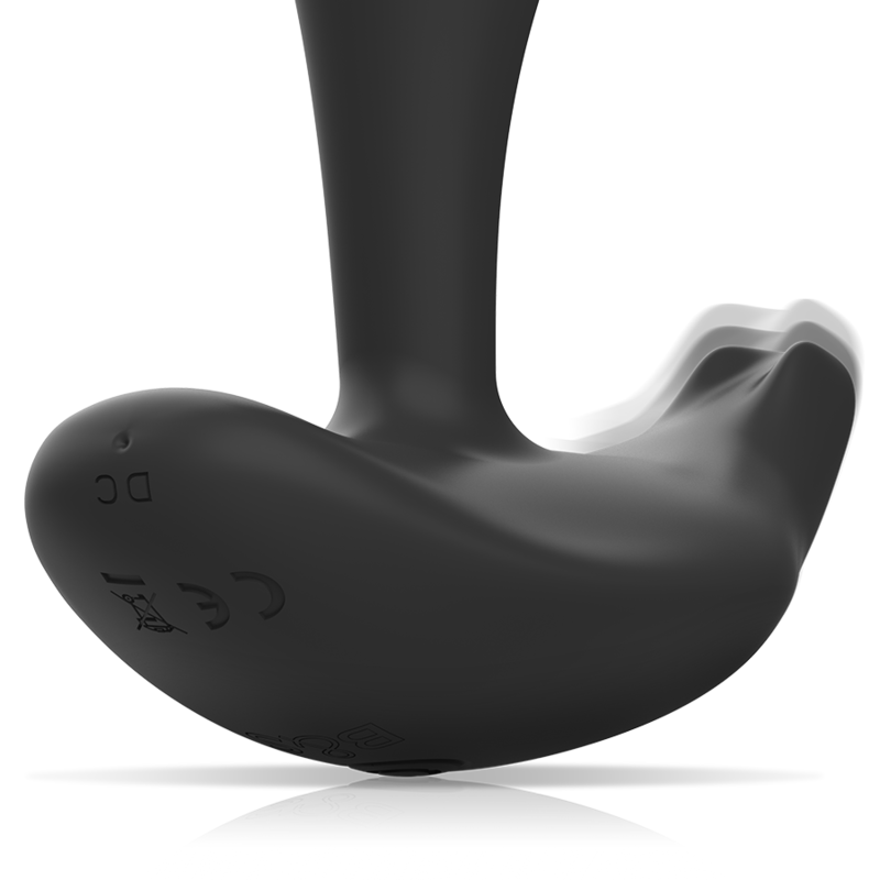 BLACK&SILVER - DWAYNE PLUG ANAL SILICONE TÉLÉCOMMANDE