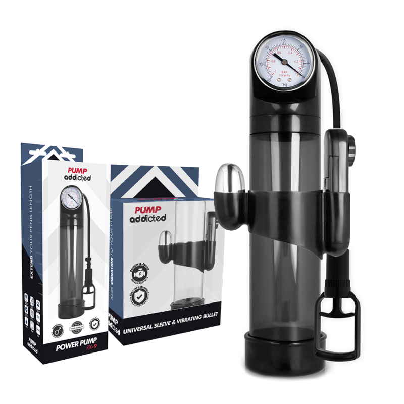 PUMP ADDICTED - VIBRATEUR NOIR RX9