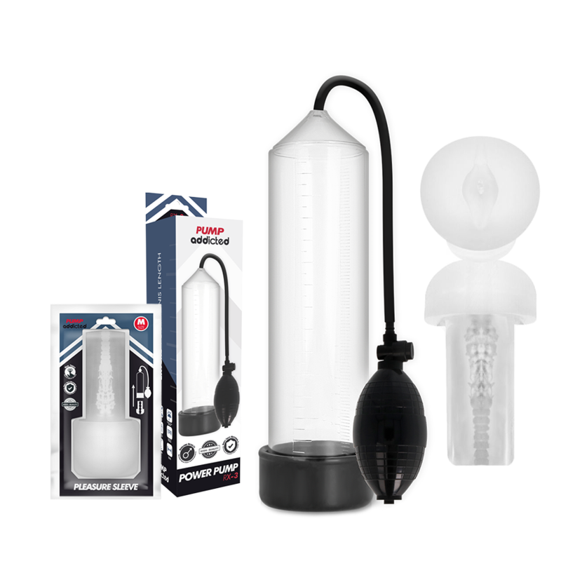 PUMP ADDICTED - RX3 TRANSPARENT AVEC ÉTUI AMUSANT