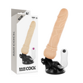 BASECOCK - VIBREUR RÉALISTE TÉLÉCOMMANDÉ NATUREL 19.5 CM -O- 4 CM