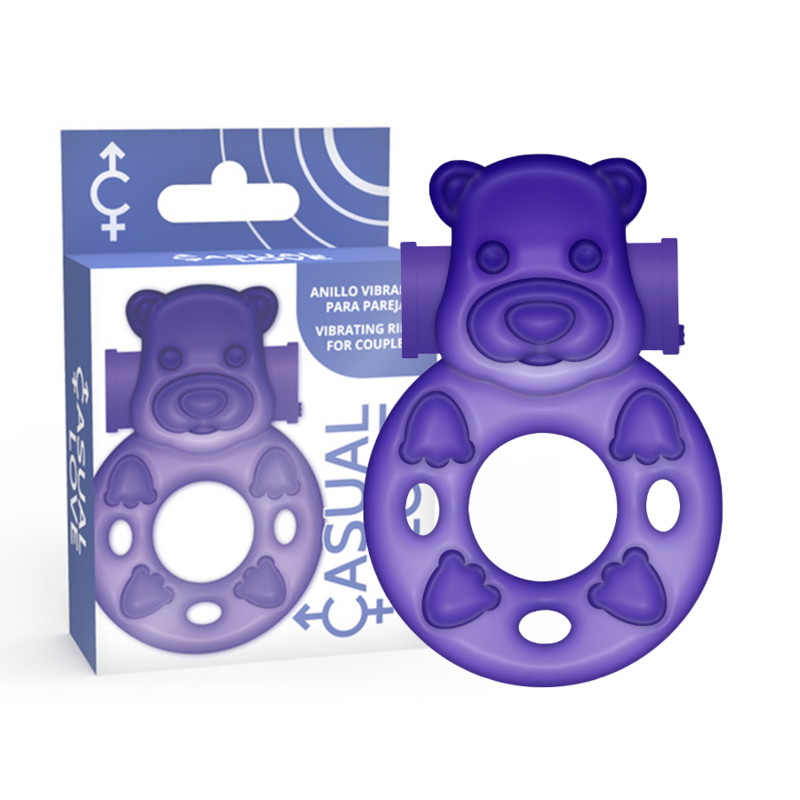 CASUAL LOVE - ANNEAU VIBRANT LAPIN LILAS 26