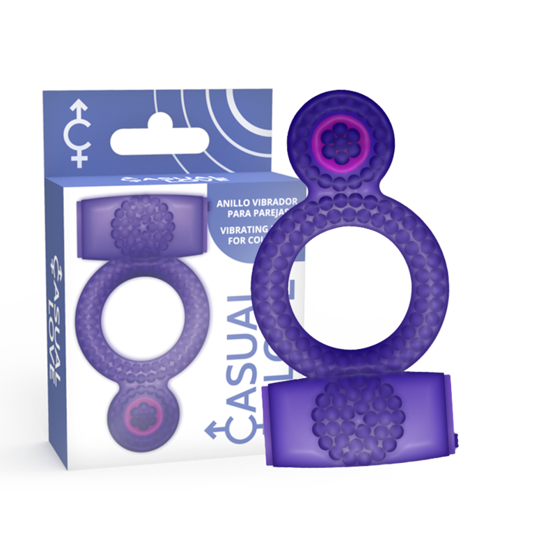 CASUAL LOVE - BAGUE DOUBLE DÉLICE VIOLETTE