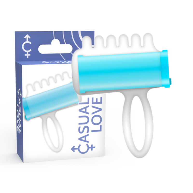CASUAL LOVE - STIMULATEUR DE DOIGTS BLEU