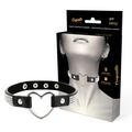 COQUETTE CHIC DESIRE - COLLIER EN CUIR VÉGÉTALIEN AVEC COEUR