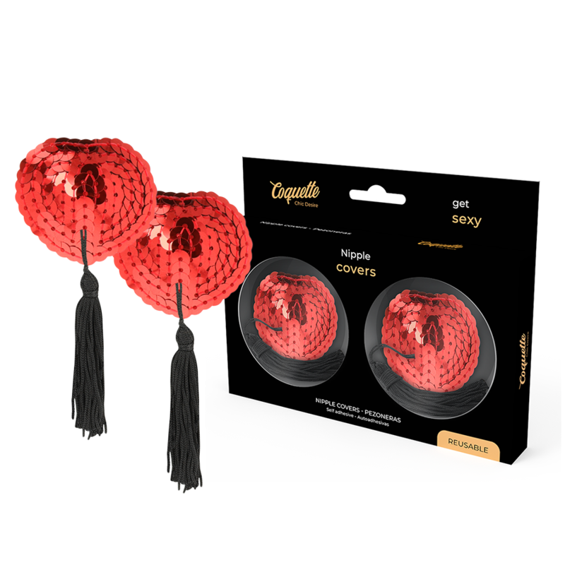 COQUETTE CHIC DESIRE - CACHE-TÉTONS ROUGES