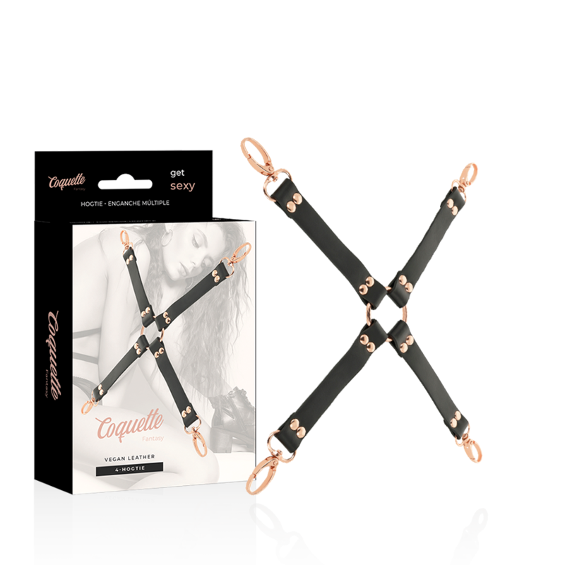 COQUETTE CHIC DÉSIR - FANTASY HOG TIE CUIR VEGAN